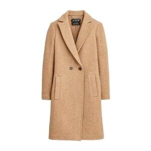 J.Crew New Daphne Topcoat | Heather Camel Italian Boiled Wool Coat